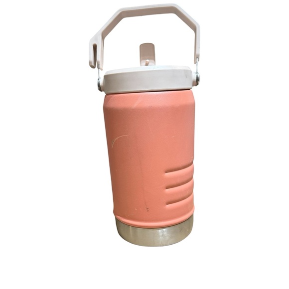 Stanley IceFlow Stainless Steel Water Jug Straw, Insulated, Grapefruit, 40OZ - Picture 2 of 11